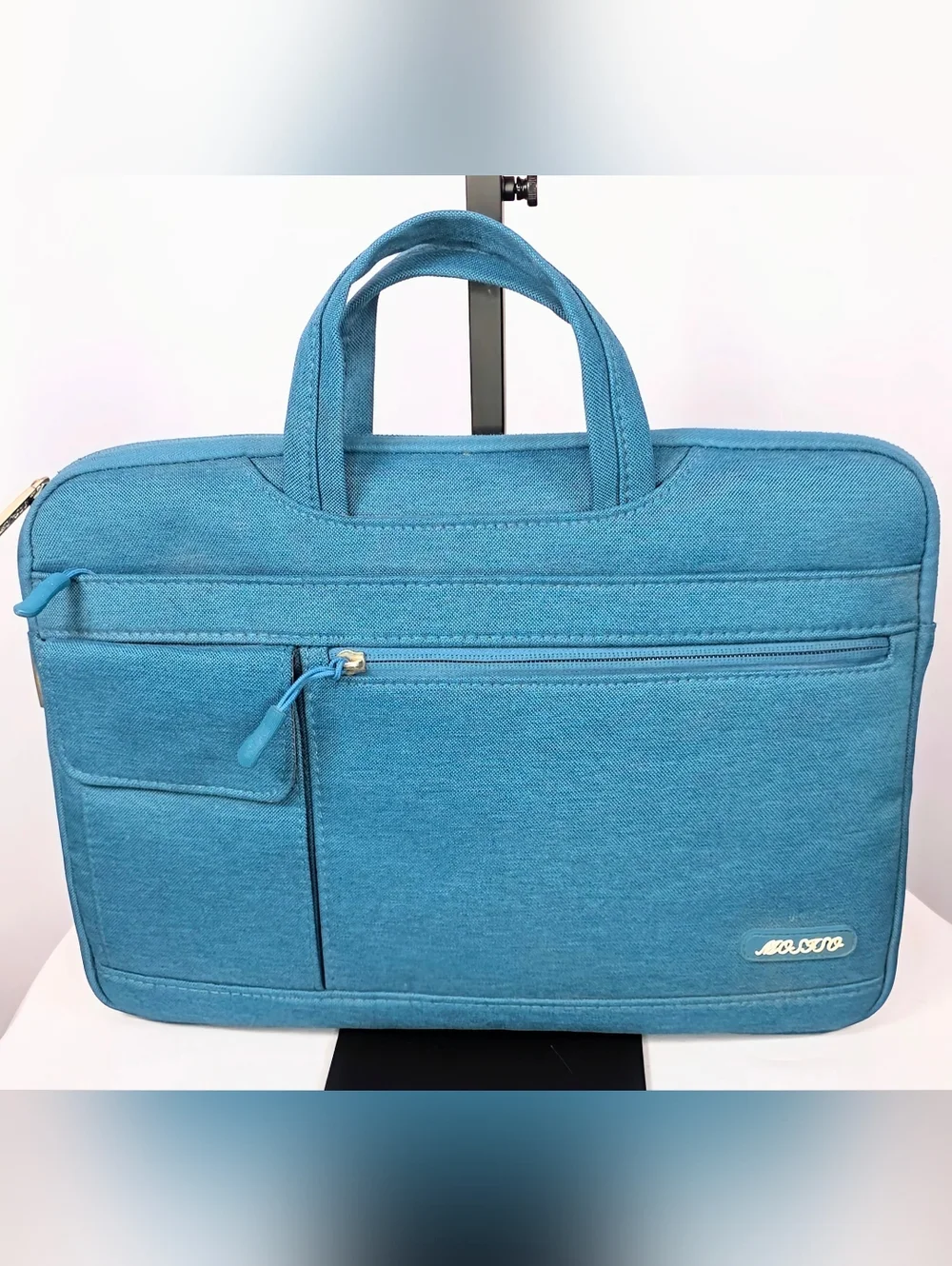 Mosiso Teal Laptop Bag Briefcase 13–15” Sleeve Travel Work EUC